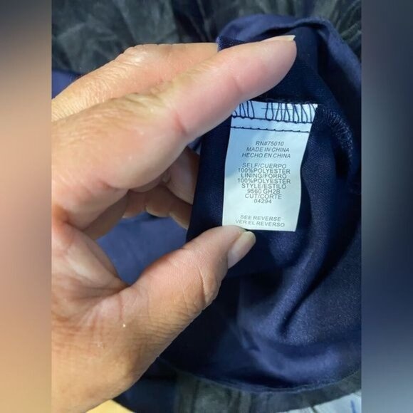 Jodi Kristopher navy dress junior 3 blue - Picture 11 of 12